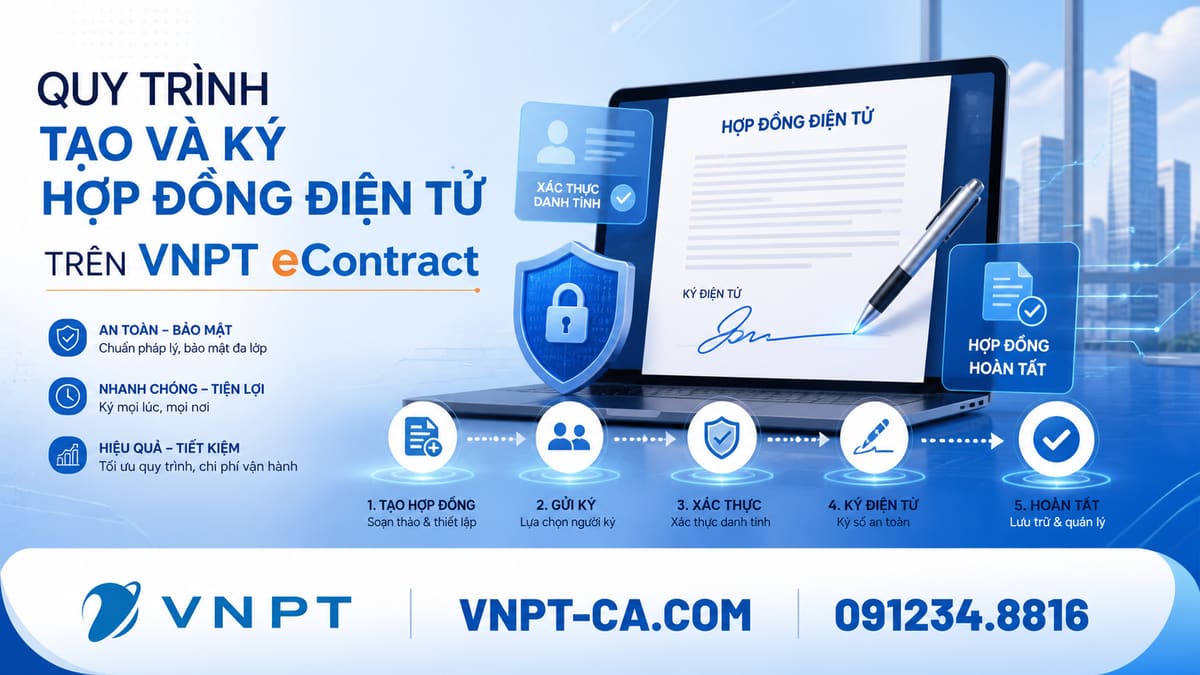 Hợp đồng lao động điện tử VNPT eContract từ 01/07/2026: doanh nghiệp cần chuẩn bị gì?