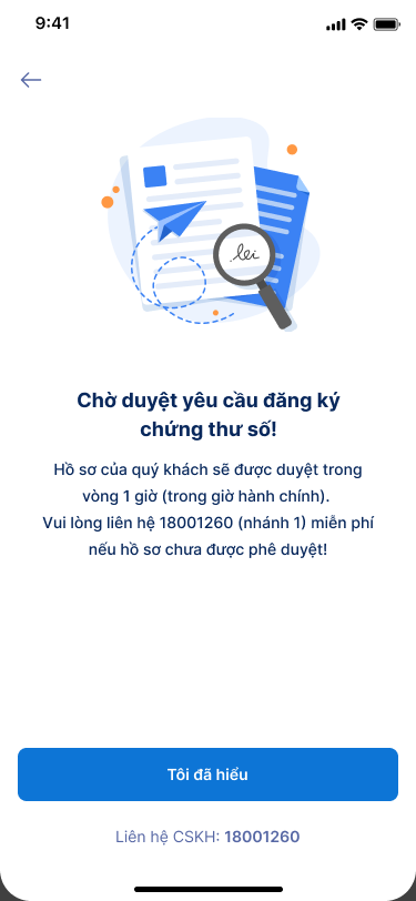 Hướng dẫn đăng ký chứng thư số VNPT SmartCA - ảnh thao tác 9