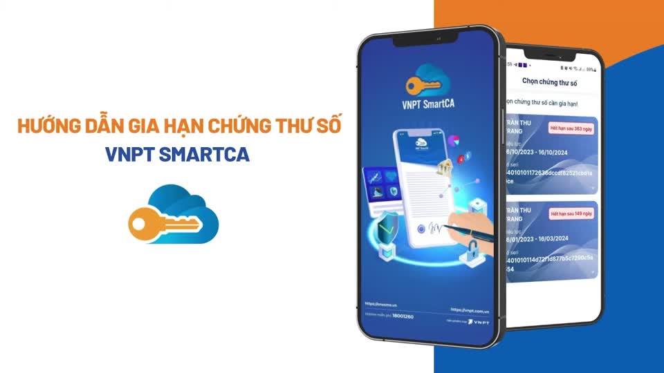 Video gia hạn chứng thư số VNPT SmartCA