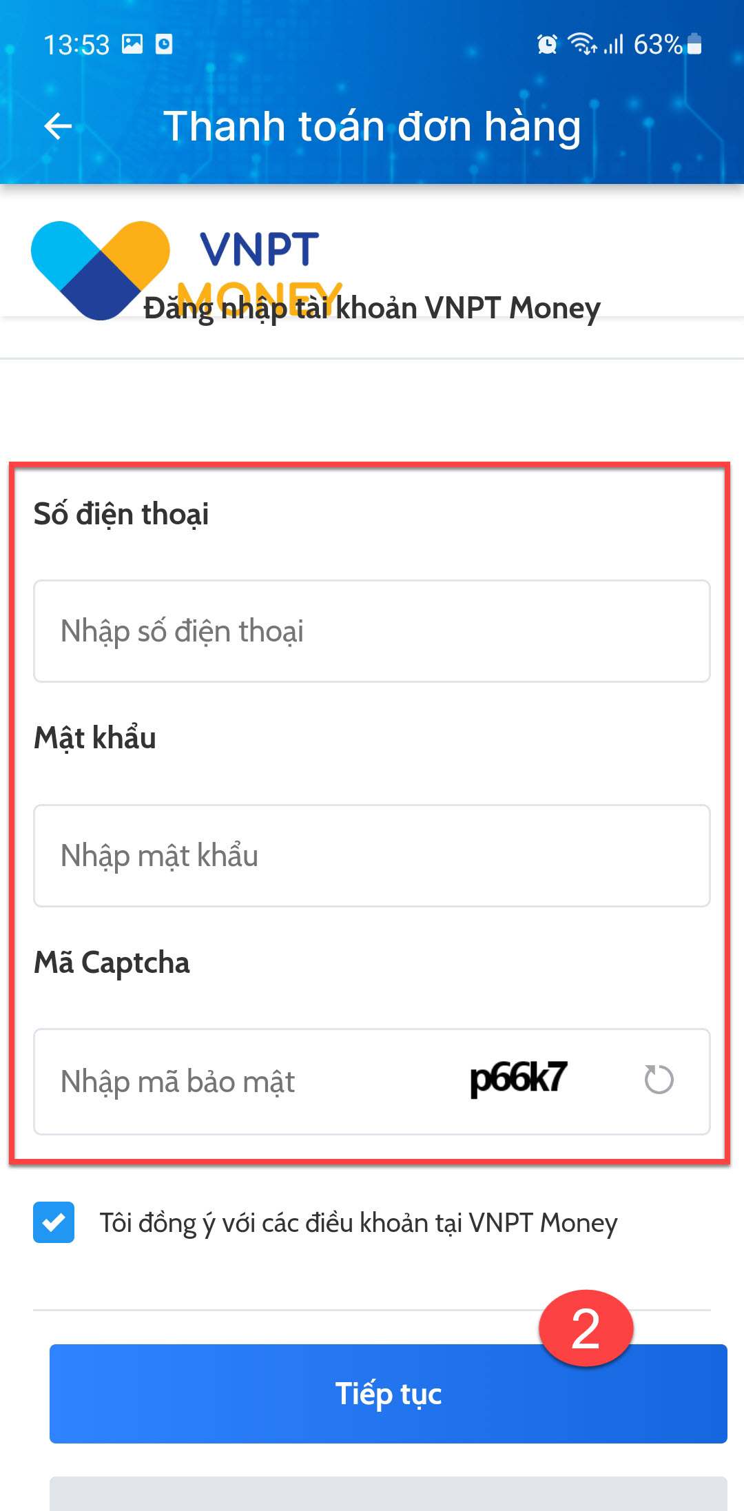 Hướng dẫn mua lượt ký VNPT SmartCA - ảnh thao tác 5