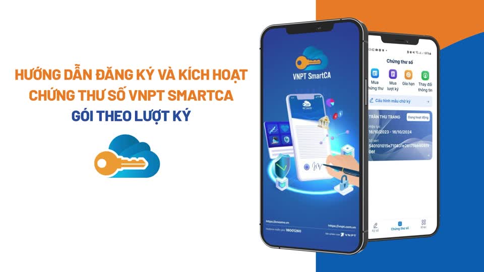 Video đăng ký gói VNPT SmartCA theo lượt ký