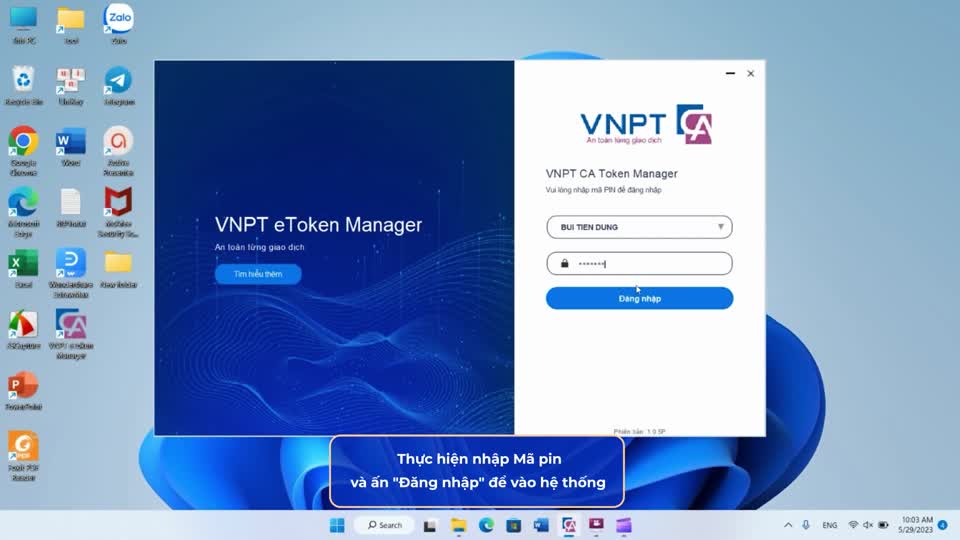 Video kích hoạt gia hạn VNPT-CA trên eToken Manager
