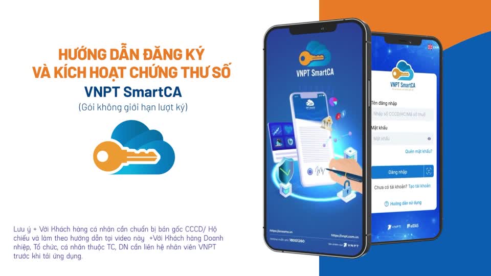 Video đăng ký gói VNPT SmartCA không giới hạn lượt ký